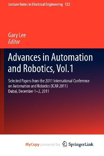 Cover for Advances in Automation and Robotics, Vol.1