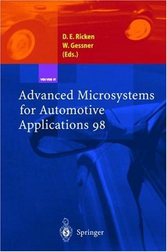 Cover for Advanced Microsystems for Automotive Applications 98