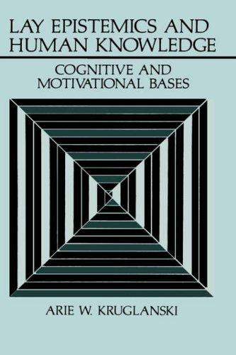 Cover for Lay epistemics and human knowledge