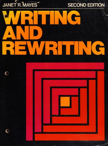 Cover for Writing and rewriting