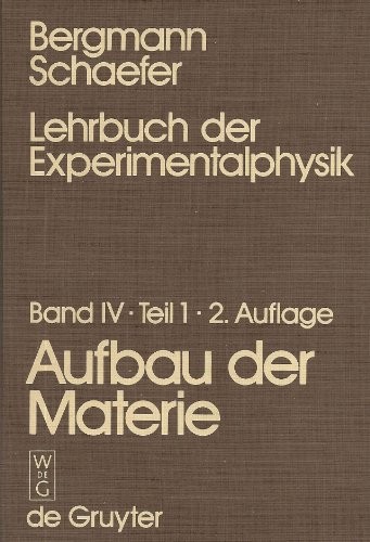 Cover for Lehrbuch Der Experimentalphysik: Zum Gebrauch Bei Akademischen Vorlesungen Und Zum Selbststudium (German Edition)