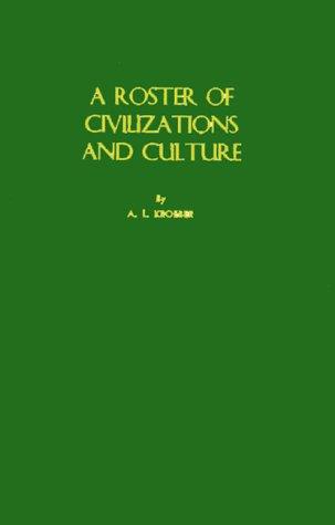 Cover for A roster of civilizations and culture