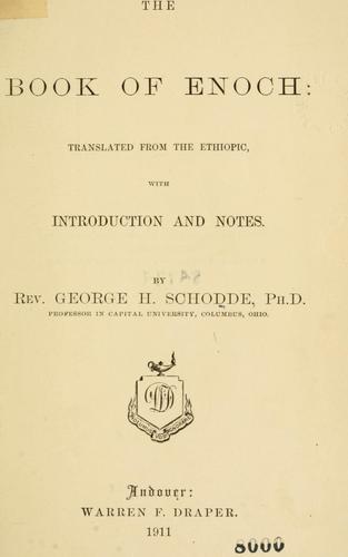 Cover for The book of Enoch