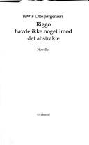 Cover for Riggo: Havde ikke noget imod det abstrakte 