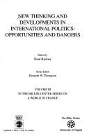 Cover for New thinking and developments in international politics