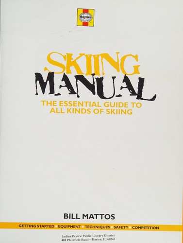 Cover for Skiing Manual