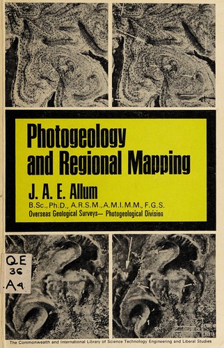 Cover for Photogeology and regional mapping