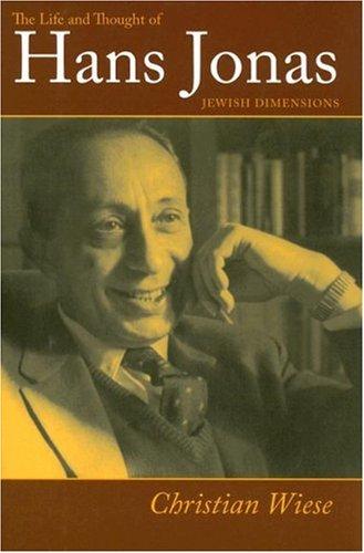 Cover for The Life and Thought of Hans Jonas