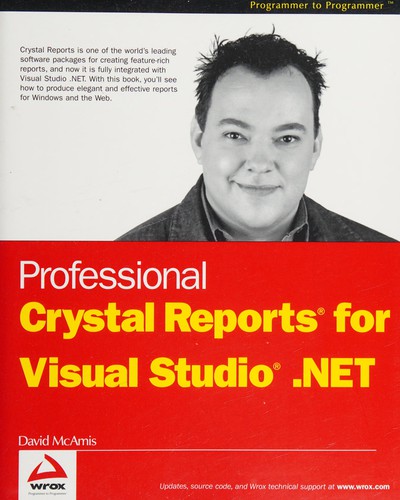 Cover for Professional Crystal reports for Visual Studio .NET