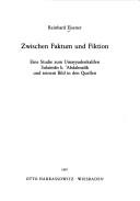 Cover for Zwischen Faktum und Fiktion