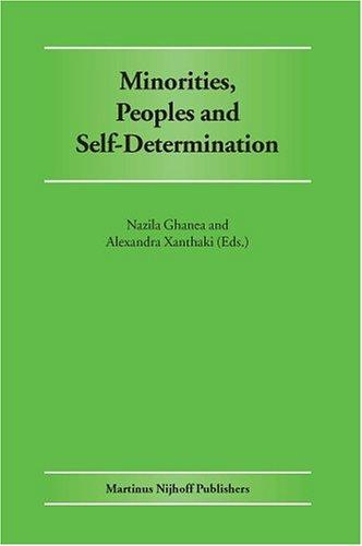 Cover for Minorities, Peoples And Self-determination