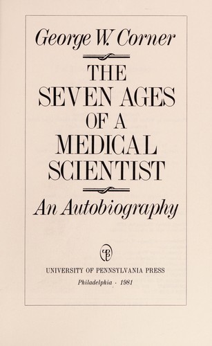 Cover for The seven ages of a medical scientist