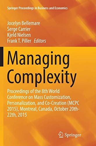 Cover for Managing Complexity