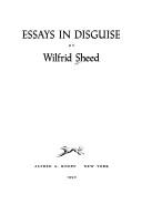 Cover for Essays in disguise