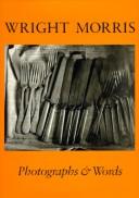 Cover for Photographs & words