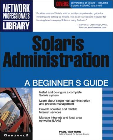 Cover for Solaris administration