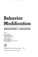 Cover for Behavior modification: applications to education.