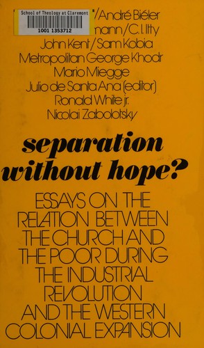 Cover for Separation without hope?