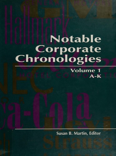 Cover for Notable Corporate Chronologies