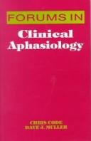 Cover for Forums In Clinical Aphasiology