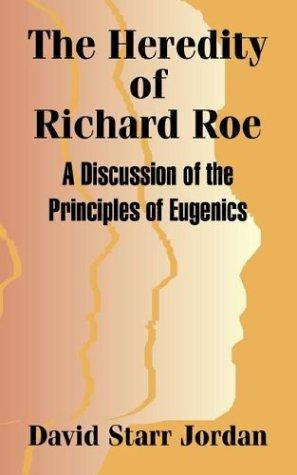 Cover for The Heredity of Richard Roe