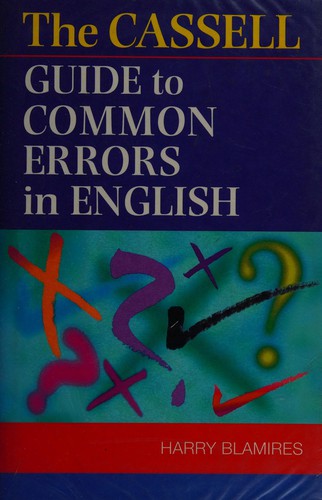 Cover for The Cassell guide to common errors in English