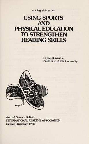 Cover for Using sports and physical education to strengthen reading skills