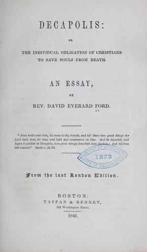 Cover for Decapolis