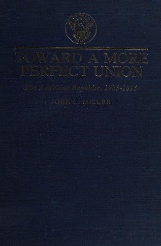 Cover for Toward a more perfect union