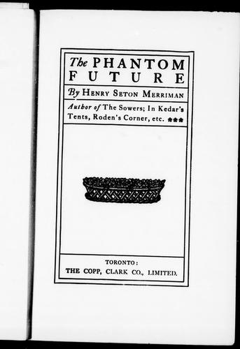 Cover for The phantom future