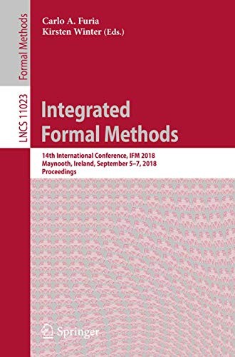 Cover for Integrated Formal Methods
