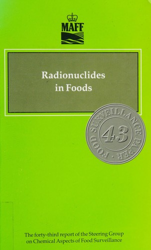 Cover for Radionuclides in Food (Food Surveillance Papers)
