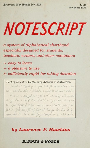 Cover for Notescript.