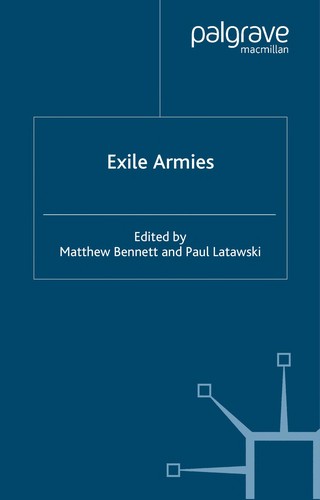 Cover for EXILE ARMIES; ED. BY MATTHEW BENNETT.