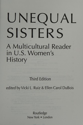 Cover for Unequal sisters