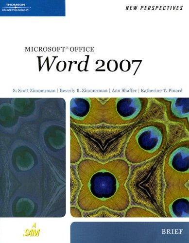 Cover for New Perspectives on Microsoft Office Word 2007, Brief (New Perspectives Series)