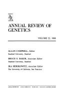 Cover for Annual Review of Genetics