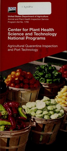 Cover for Center for Plant Health Science and Technology national programs