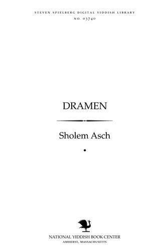 Cover for Dramen