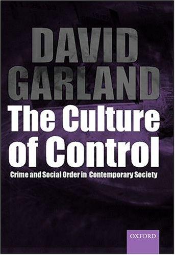 Cover for The culture of control