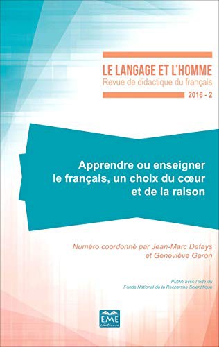 Cover for Apprendre ou enseigner le français, un choix du coeur et de la raison