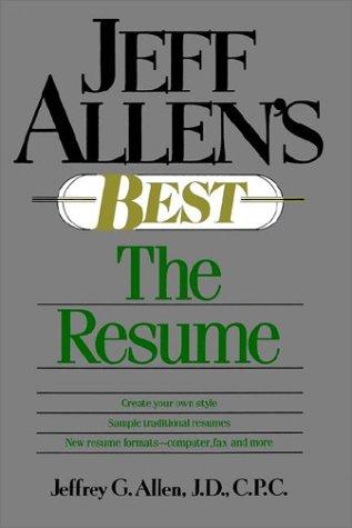 Cover for Jeff Allen's best.