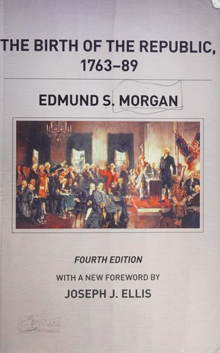 Cover for The birth of the Republic, 1763-89