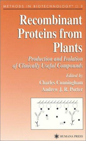 Cover for Recombinant proteins from plants