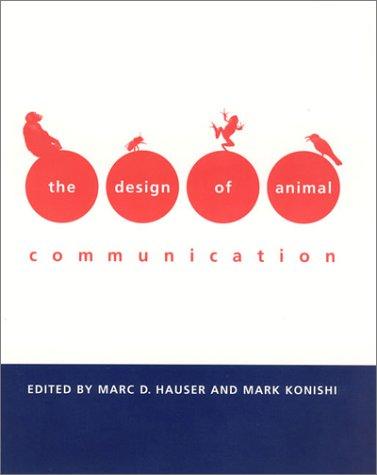 Cover for The Design of Animal Communication (Bradford Books)