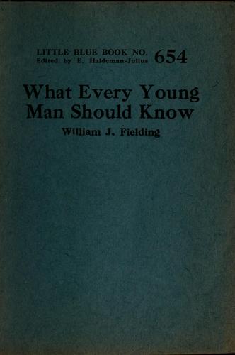Cover for What every young man should know