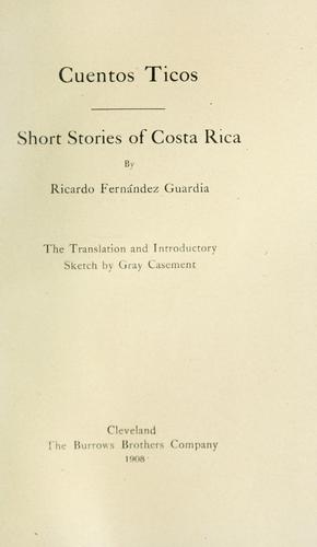 Cover for Cuentos ticos