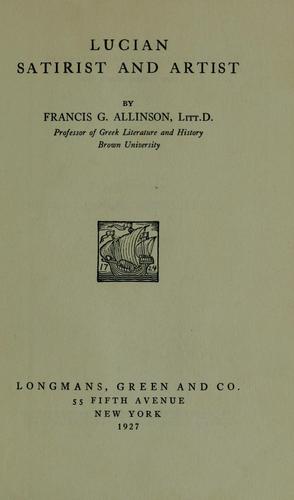Cover for Lucian