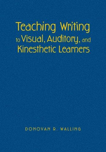 Cover for Teaching writing to visual, auditory, and kinesthetic learners