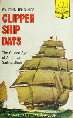 Cover for Clipper ship days